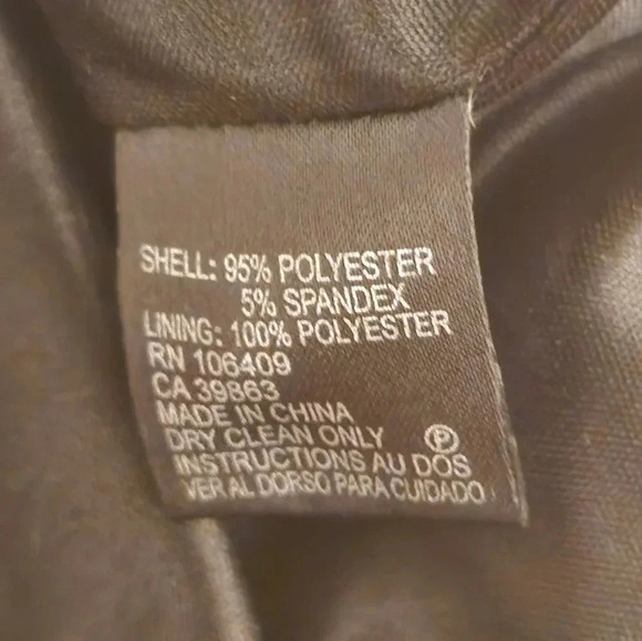 Tahari black & white sleeveless dress w/ gold zippered back Size 8 - Picture 4 of 7